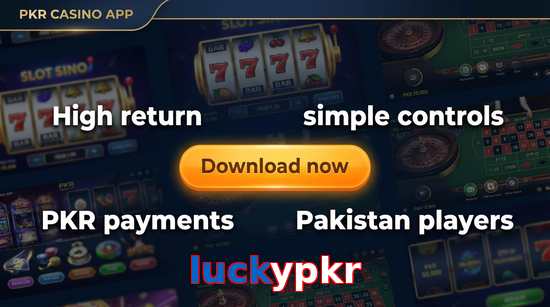 Main screen of Luckypkr gamedownload page for PK players