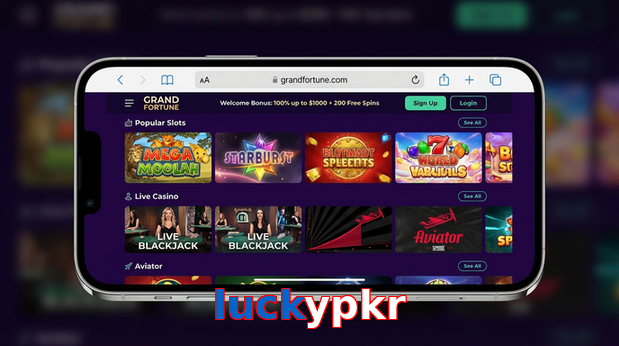 Main screen of Luckypkr ios page for PK players